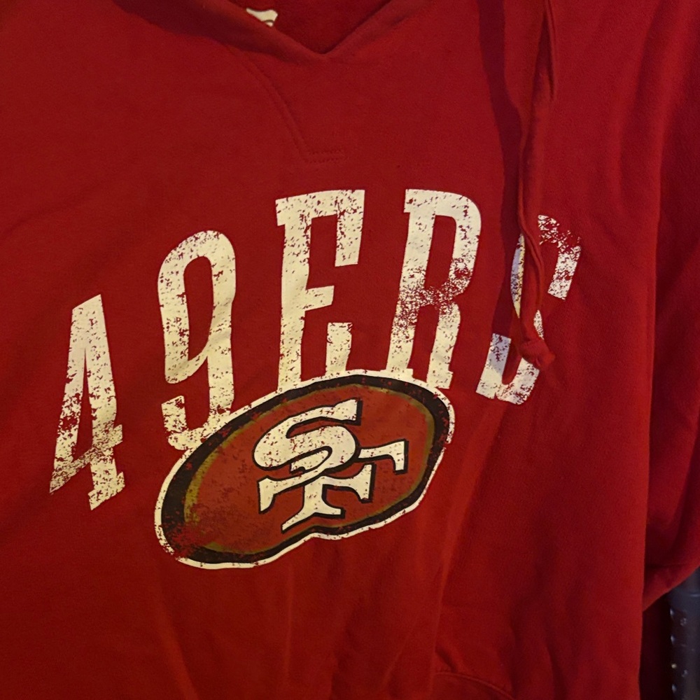 Fanatics Red 49ers Women's Sweater - Picture 11 of 15